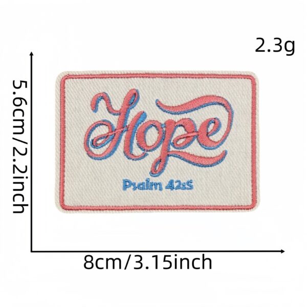 Wholesale Trendy Cartoon Colorful English Embroidered Quote Patches Decorative Clothing Accents DIY Craft Supply