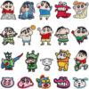oly-3674ac69698b72fce7e6784556ef3033 Wholesale Cartoon Little White Dog Embroidered Patch, Polyester Decorative Accent for Kids Clothing