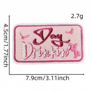 Colorful english alphabet cloth stickers 2#