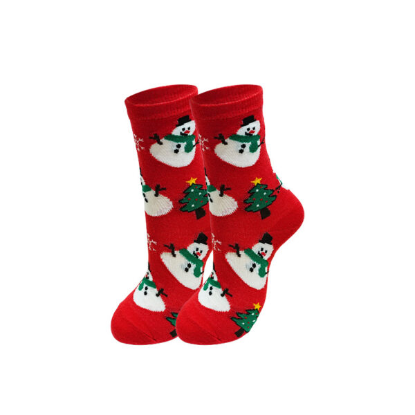 oly-368abc62b5aa67ecd5f497d4787522b5 Wholesale Autumn and Winter Trendy Christmas Socks Santa Claus Elk Snowman Gingerbread Man Cartoon Mid Calf Socks Cross Border Foreign Trade