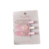 oly-36ac53545d00026bd70bdaf25f75560e Wholesale Spring Love Heart Grid Pattern Acrylic Hair Clips 3pcs Trendy Fashion Jewelry Accessory