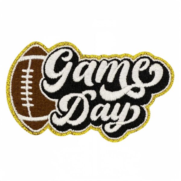 oly-36c09e9ddde338a7204e7d55d549c44d Wholesale Rugby Embroidered Patch Iron-On Gold Edge Decorative Cloth Badge for Clothing Bags Fashion Accessory Resale