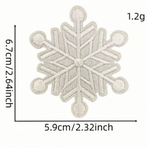 Snowflake cloth sticker 2 #