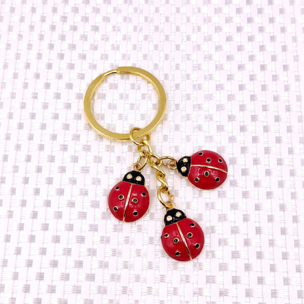 oly-36db9546d666c82912225be0b210245a Wholesale Korean Style Ladybug Alloy Key Ring Fashion Accessory for Bags