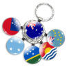 Wholesale Australian Flag Metal Keychain Keyring Car Key Accessory Gift