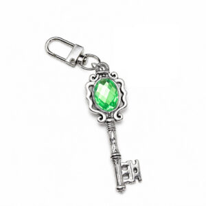 Keychain-green-diamond face