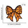 oly-36f081b5a2413c0f984f50f508785488 Wholesale Ball Bow Embroidered Cloth Patch Decorative Iron On Patch for Luggage Garment Fashion Accessory