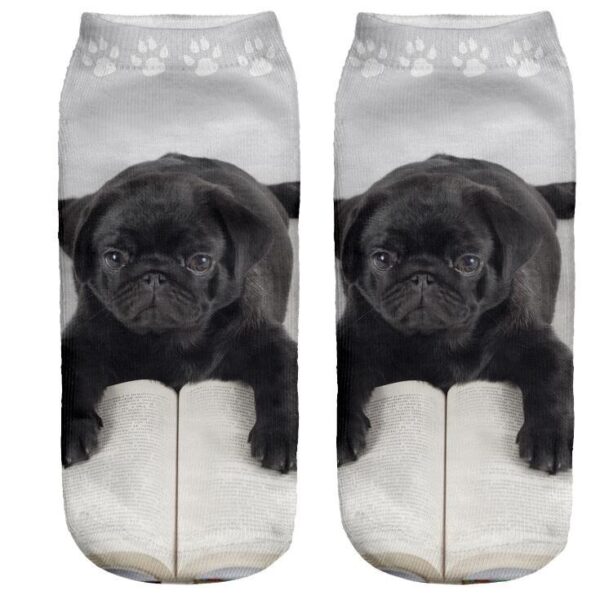 Wholesale 3D Printed Dog Pattern Socks Fashion Accessory Gift
