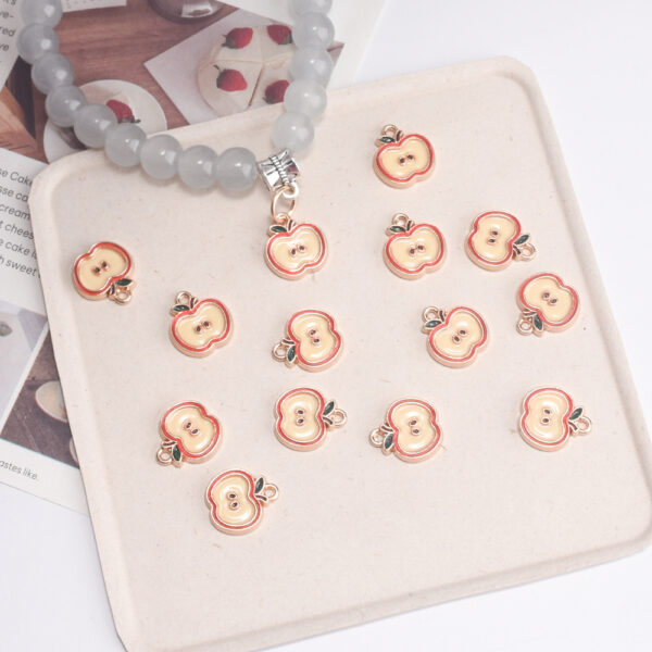 oly-36fac41cd56a5b88c8f9763d931aabae Wholesale Alloy Sliced Pendant for DIY Phone Chain Jewelry Accessory