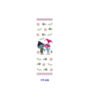 oly-370750163f82d2ac3071e25135f455be Wholesale 2/8/16pcs Colorful Rainbow Hair Elf Butterfly Floral Series UV DTF Pen and Bookmark Stickers OLY Exclusive
