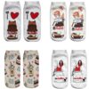 Wholesale Fashion 3D Digital Print Pattern Polyester Cotton Adult Socks Resale