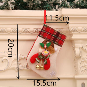 New bell socks snowman [20*15.5*1cm 23g]