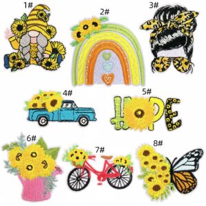 Sunflower patch set (8 pieces)