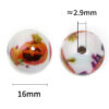 oly-3717ed029d6acc059058437823614dc3 Wholesale Halloween Pumpkin Skull Print Acrylic Beads DIY Phone Chain Bracelet Pen Craft Gift OLY Exclusive