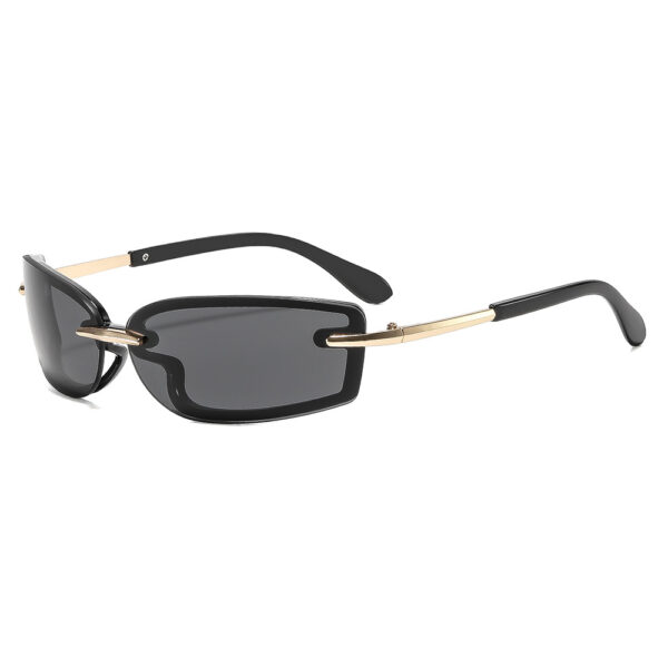 oly-371f7f6340f45340b78a27334b52193c Wholesale Gold Frameless Y2K Street Fashion Sunglasses Fashion Accessory