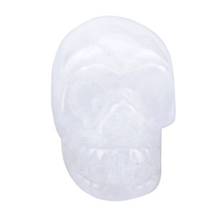 White crystal 1 inch skull