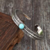 oly-3739c2202b938bc036b1e0e4964342ba Wholesale Bohemian Feather Pattern Vintage Bangle Jewelry Accessory Boutique Resale
