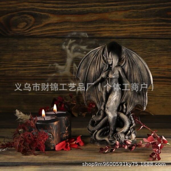 Wholesale Stylish Resin Lilith Inanna Statue Halloween Home Decor Gift