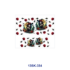 Wholesale 8pcs Gothic Witch Halloween Mini Cup Keychain Sticker