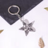 oly-374af980b3e39c229f234618d6128aab Wholesale European Style Five Point Star Keychain Pendant Zinc Alloy Car Key Accessory