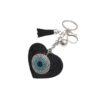 oly-37597591bf3280322de684a287751e1a Wholesale Evil Eye Red Rhinestone Keychain with Tassel Fashion Accessory for Bag Car Key