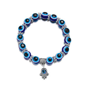 oly-376609dbb4c52e009841e96e50b1b238 Wholesale Handmade Resin Evil Eye Hand of Fatima Bracelet Tourist Souvenir Jewelry Accessory