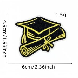 Graduation hat cloth sticker 7 #