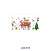 oly-3775c04dec5d30cea6f66af686374a22 Wholesale 5pcs Vibrant Graffiti Zodiac Letter Christmas Tree Gingerbread Candy Cane Gift Reindeer Snowflake Mixed Decor Prints 16oz Cup UV DTF Wraps