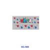 Wholesale 8pcs Aesthetic Alphabet Letter 3oz Tumbler Stickers Wrap