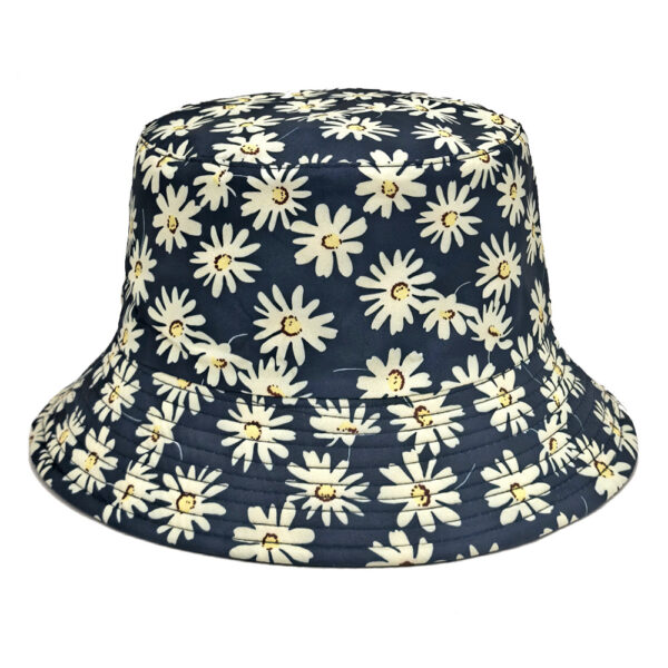 Wholesale Double Sided Bucket Hat with Chic Floral Pattern for Outdoor Sun Protection Fashion Accessory