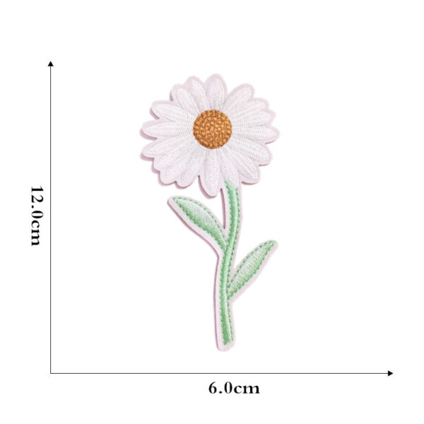 Wholesale Polyester Embroidered Iron-On Patches for Sweaters Decorative DIY Accessory