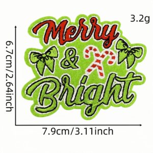 Green christmas cloth sticker 3 #