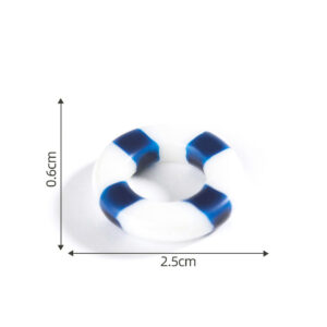 Resin swimming ring, blue