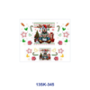 Wholesale 8pcs Christmas Elf Mini Cup Keychain Sticker