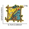 Wholesale Colorful Landscape Skull Embroidered Patch Decorative Accent for Home or Gift