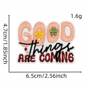 Colorful english cloth stickers 7#
