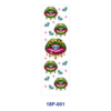 Wholesale 2/8/16pcs UV DTF Stickers Leopard Lips Diamond Treasure Coin Crab Pattern Pen and Bookmark Stickers