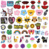 Wholesale Polyester Iron-On Embroidery Patches - Cute Floral Butterfly Designs for DIY Bag Decoration, Gift, Resale