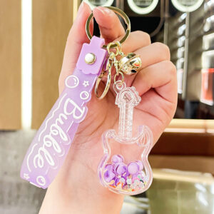 Oil-filled luminous guitar-purple / Single OPP bag packaging