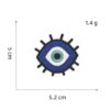 Wholesale Devil's Eye Embroidered Patch Iron-On Decorative Accent for Bags & Clothing