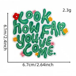 Cartoon english cloth sticker 10#