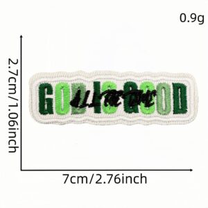 Green cartoon cloth stickers 25 #