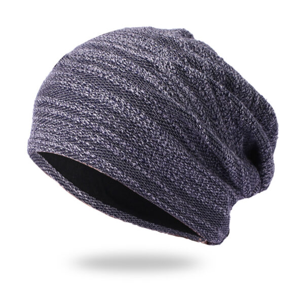 oly-389e485bd3f94d37726e91faca6659b0 Wholesale Striped Acrylic Knit Beanie Cap Unisex Warm Dome Hat for Everyday Wear
