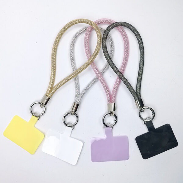 Wholesale Metal Chic Adjustable Phone Lanyard Trendy Keychain Strap for Resale