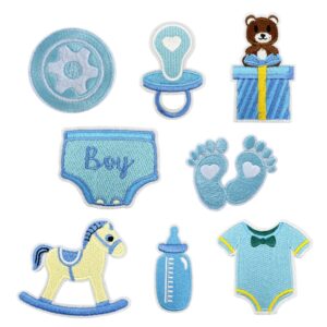 Boy's Cloth Sticker Combination 8 Pack