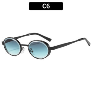 C6 - Black frame with double green accents