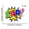 Wholesale Cartoon English Text Cloth Sticker for Baggage - Decorative Car Key Accessory