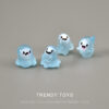 Wholesale Glow-in-the-Dark Ghost Keychain Halloween Resin Pendant Decorative Gift