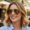 Wholesale Trendy Double Beam Sunglasses UV400 Fashion Accessory Gift for Outdoor Driving