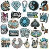 oly-38d990fd2cbf20858ce39c8ec7bfee73 Wholesale Bohemian Turquoise Embroidery Western Denim Patch Set 22 Pcs Trendy Fashion Accessory for Boutique Resale
